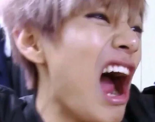 person human face lip