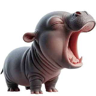 Sticker Бегемот @sbornikstickers - 6