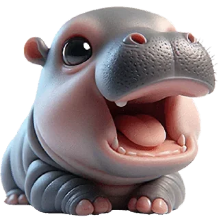 Sticker Бегемот @sbornikstickers - 2