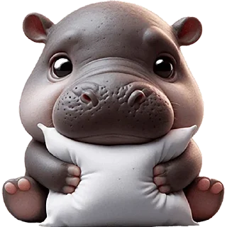 Sticker Бегемот @sbornikstickers - 8