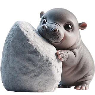 Sticker Бегемот @sbornikstickers - 11