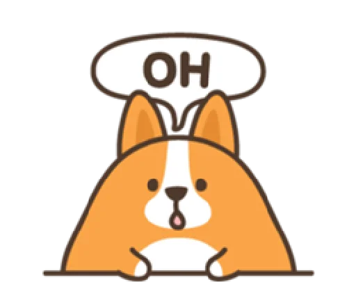 Стикер belly corgi | @cutestickers4you - 11