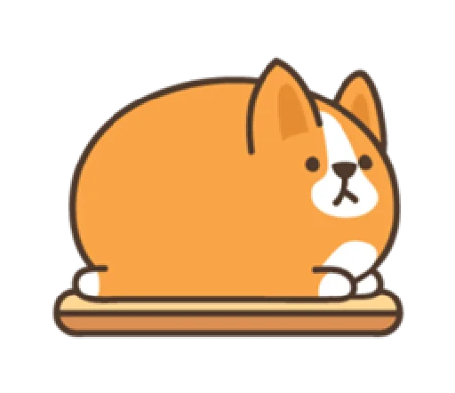Стикер belly corgi | @cutestickers4you - 10