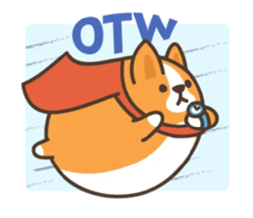Стикер belly corgi | @cutestickers4you - 7