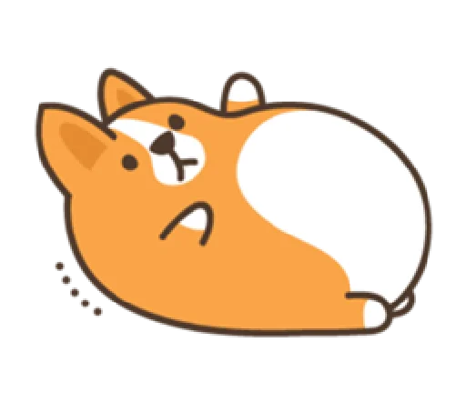 Стикер belly corgi | @cutestickers4you - 1