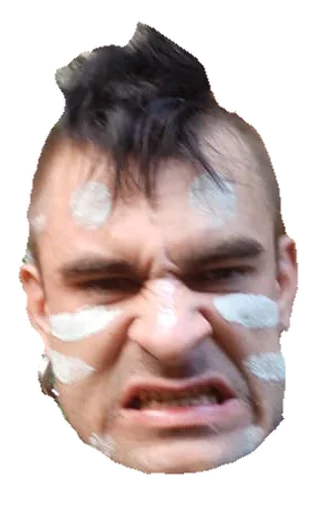 человеческое лицо лоб щека