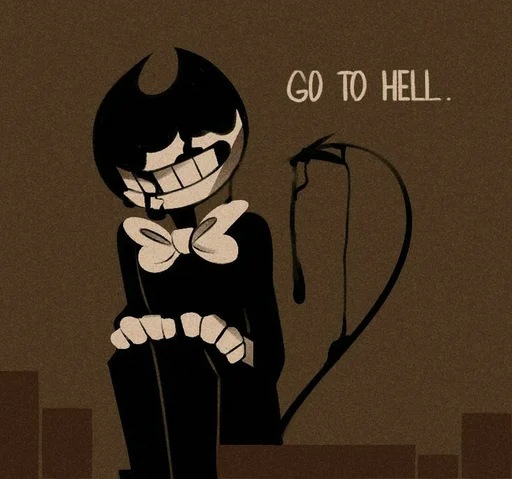 Sticker bendy - 8