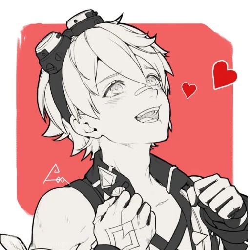 аниме иллюстрация эскиз