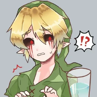 Стикер Ben drowned - 8