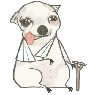 Sticker мемные собаки ➝ @benti_stickers - 10