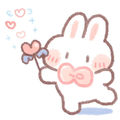 кролик! ➝ @benti_stickers 🐰💕 - 