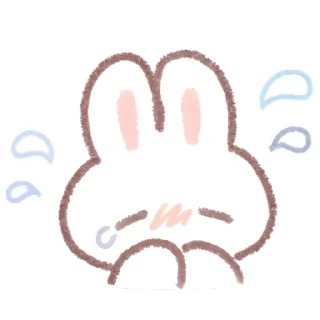 Sticker кролик! ➝ @benti_stickers 🐰💕 - 2
