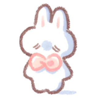 Sticker кролик! ➝ @benti_stickers 🐰💕 - 5