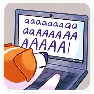 Стикер Пёсик Берт от @TgSticker - 3