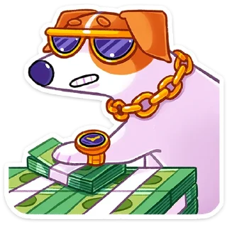 Sticker Пёсик Берт :: @stickroom - 7