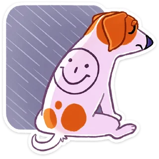 Sticker Пёсик Берт :: @stickroom - 3