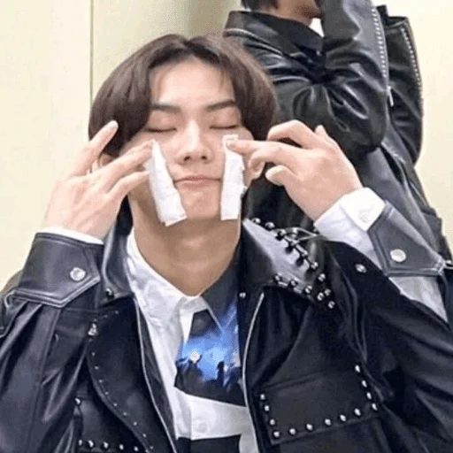 person human face clothing