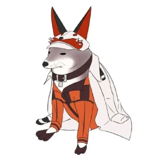 Sticker best fox bottom - 9