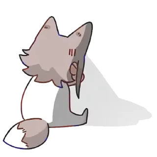 Sticker best fox bottom - 1