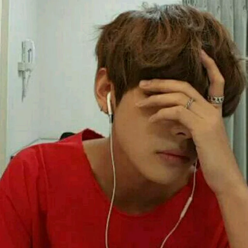 person indoor human face