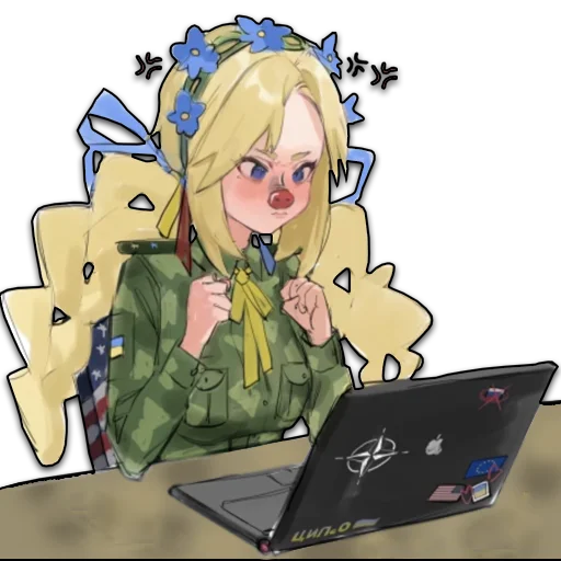 cartoon laptop computer