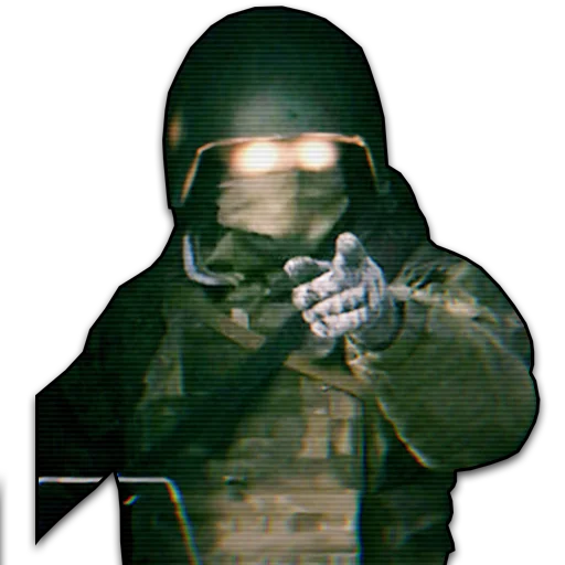 personal protective equipment gas mask person