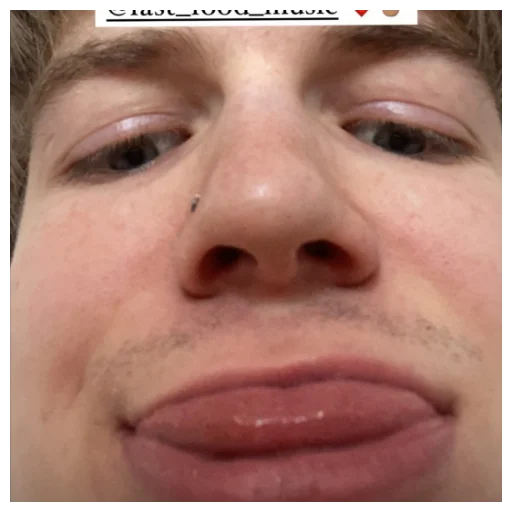 human face skin person