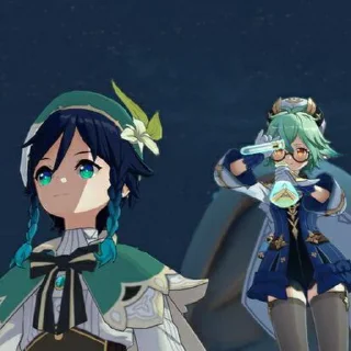 Стикер genshin impact random - 10