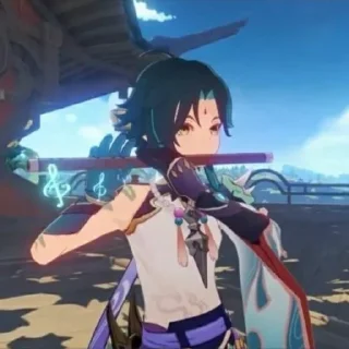 Стикер genshin impact random - 4