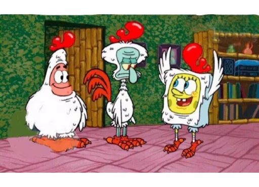 Sticker sponge bobik - 4