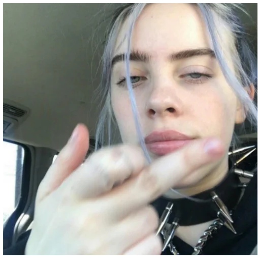 Adorable Billie - human face