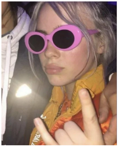 person human face accessory