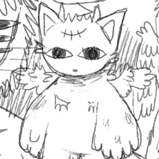 Стикер Йоко!! Сделаль @birdieDuo - 5