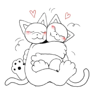 Стикер Йоко!! Сделаль @birdieDuo - 2