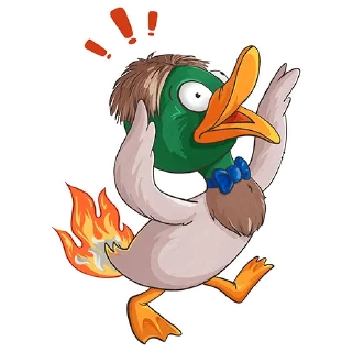 Стикер Птичий базар - 3