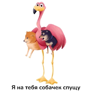 Стикер Птичий базар - 6