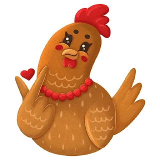 Стикер Птичий базар - 1