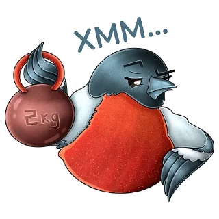 Стикер Птичий базар - 8