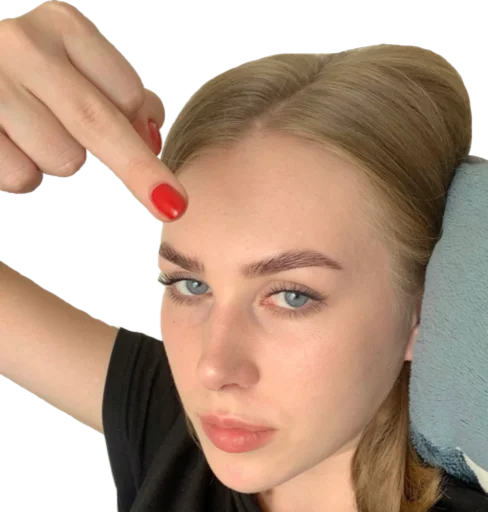 Человек косметика ресница