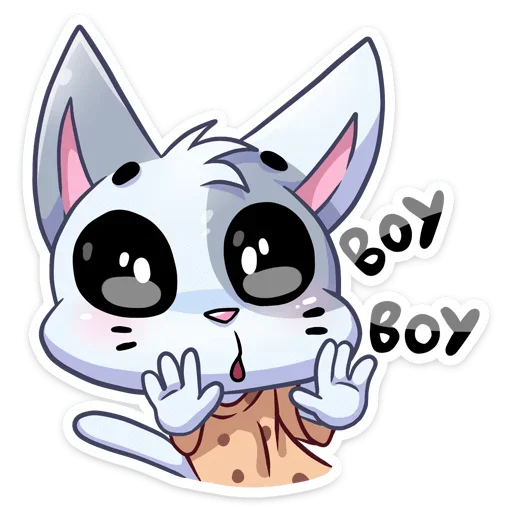 Стикер biscuit_cookie_vk_Nyasticks_by_MoiStikiBot - 1
