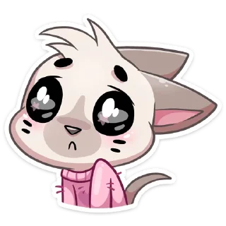 Стикер @tgsticker Бисквит в свитере без надписей - 10