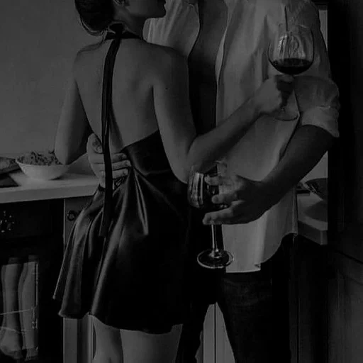 person black and white wall