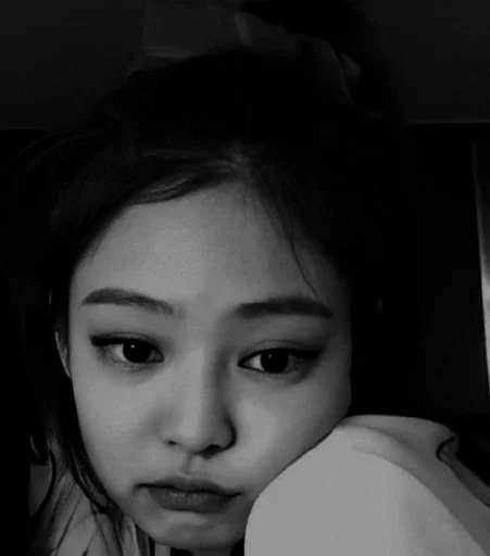 black and white human face person