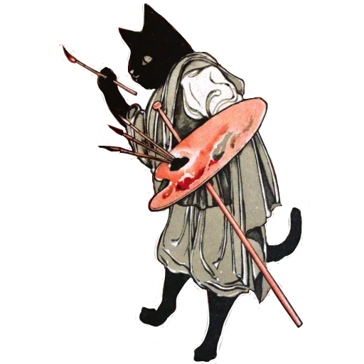 Sticker blackcatforever - 1