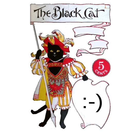 Sticker blackcatforever - 1