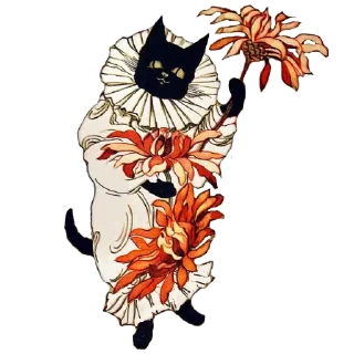 Стикер @blackcat - 3