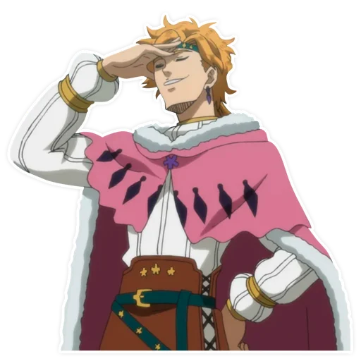 Sticker Black clover / Чёрный клевер - 10