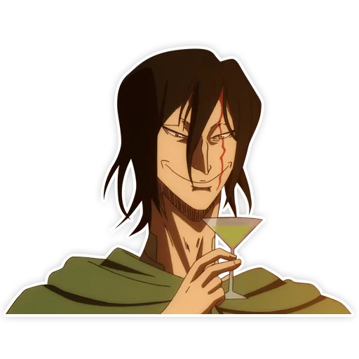 Sticker Black clover / Чёрный клевер - 6