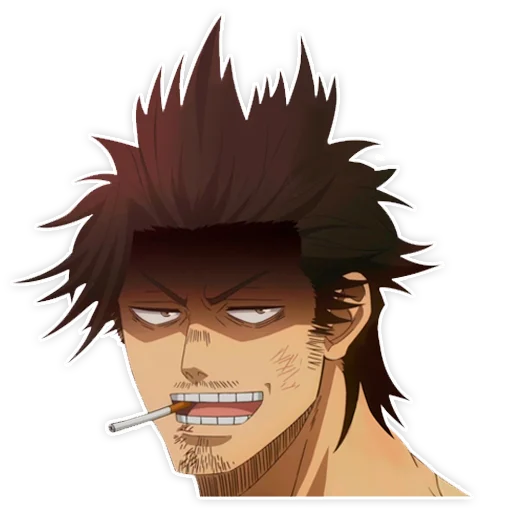 Sticker Black clover / Чёрный клевер - 3