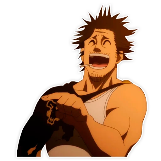 Sticker Black clover / Чёрный клевер - 0